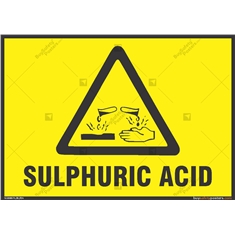 Sulphuric Acid Sign