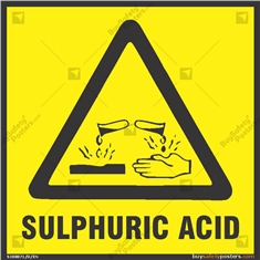 Sulphuric Acid Sign