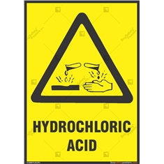 Hydrochloric Acid Sign