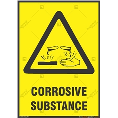 Corrosive Substance Sign