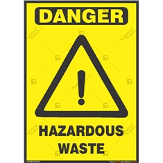 Hazardous Waste Sign