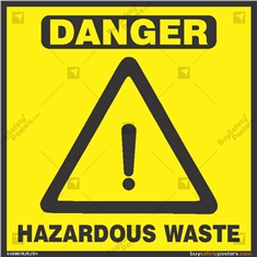 Hazardous Waste Sign