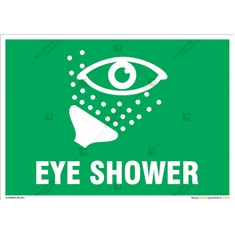 Eye shower Sign