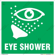 Eye shower Sign