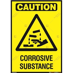 Corrosive Substance Sign