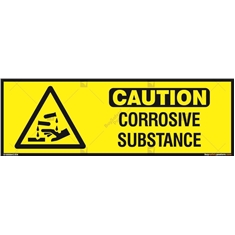 Corrosive Substance Sign