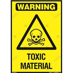 Toxic Material Sign