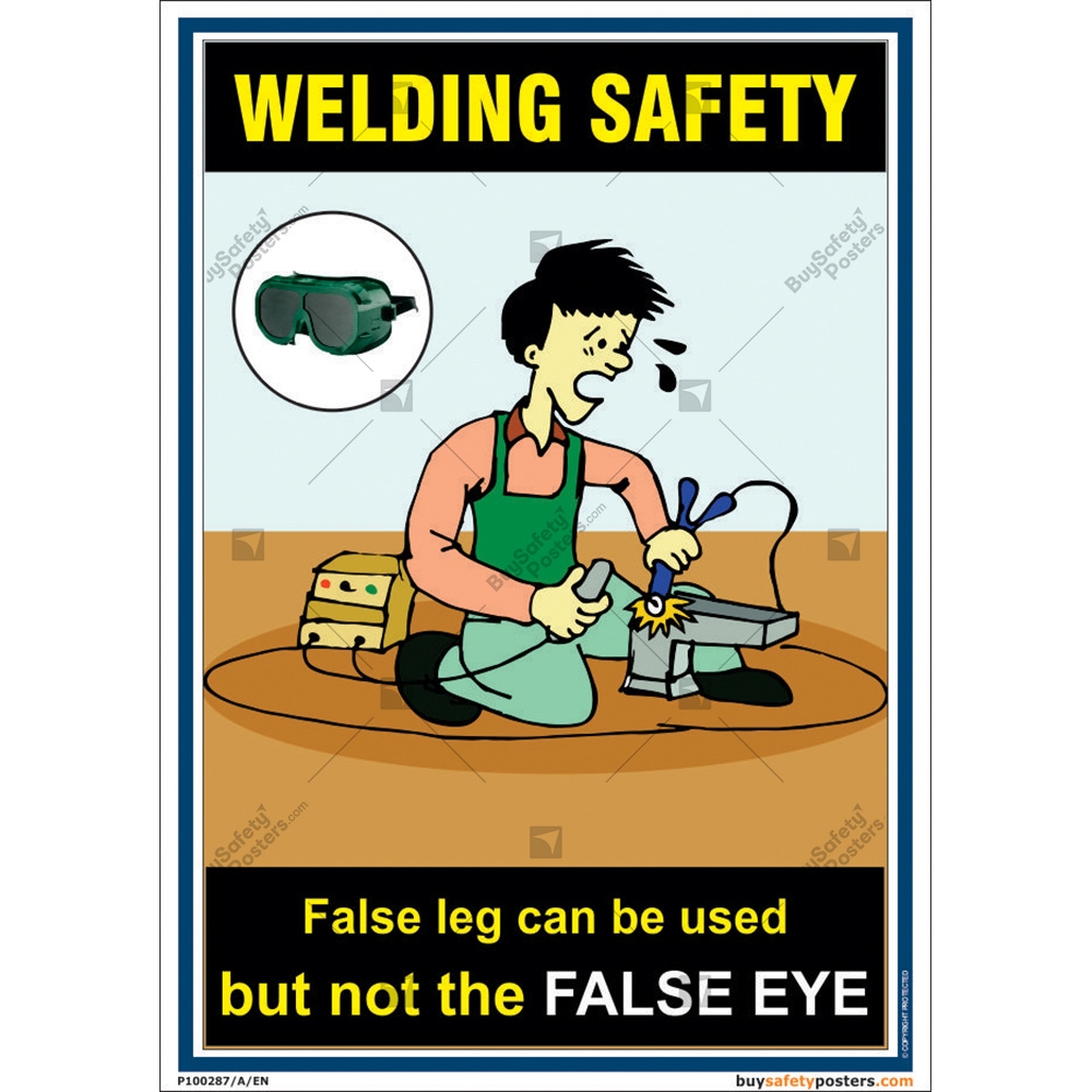Best quality welding safety posters in India|Buysafetyposters.com