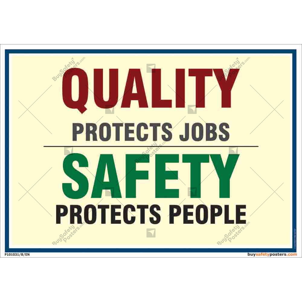 Buy Safety tagline posters in Mumbai, India | Buysafetyposters.com