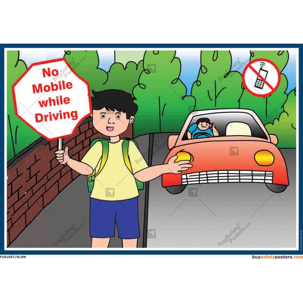 Explore online poster on safety road