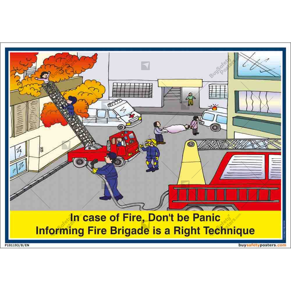 Safety drawing (Fire safety) for project with oil pastel - step by step -  YouTube
