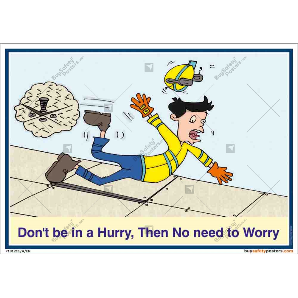Buy Safety cartoon posters online