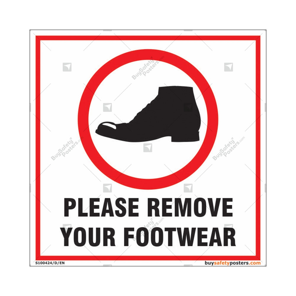 Please Remove Your Shoes Poster by Edit Voros - Fine Art America