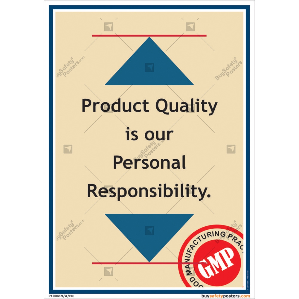 Select best quality gmp posters for your facility ...