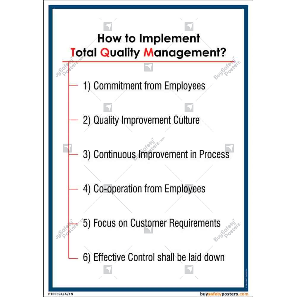 Browse posters related to total quality management ...