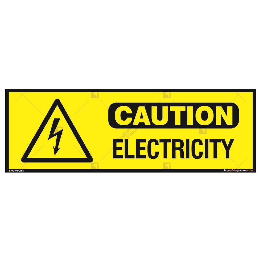 Electrical Safety Signs Caution