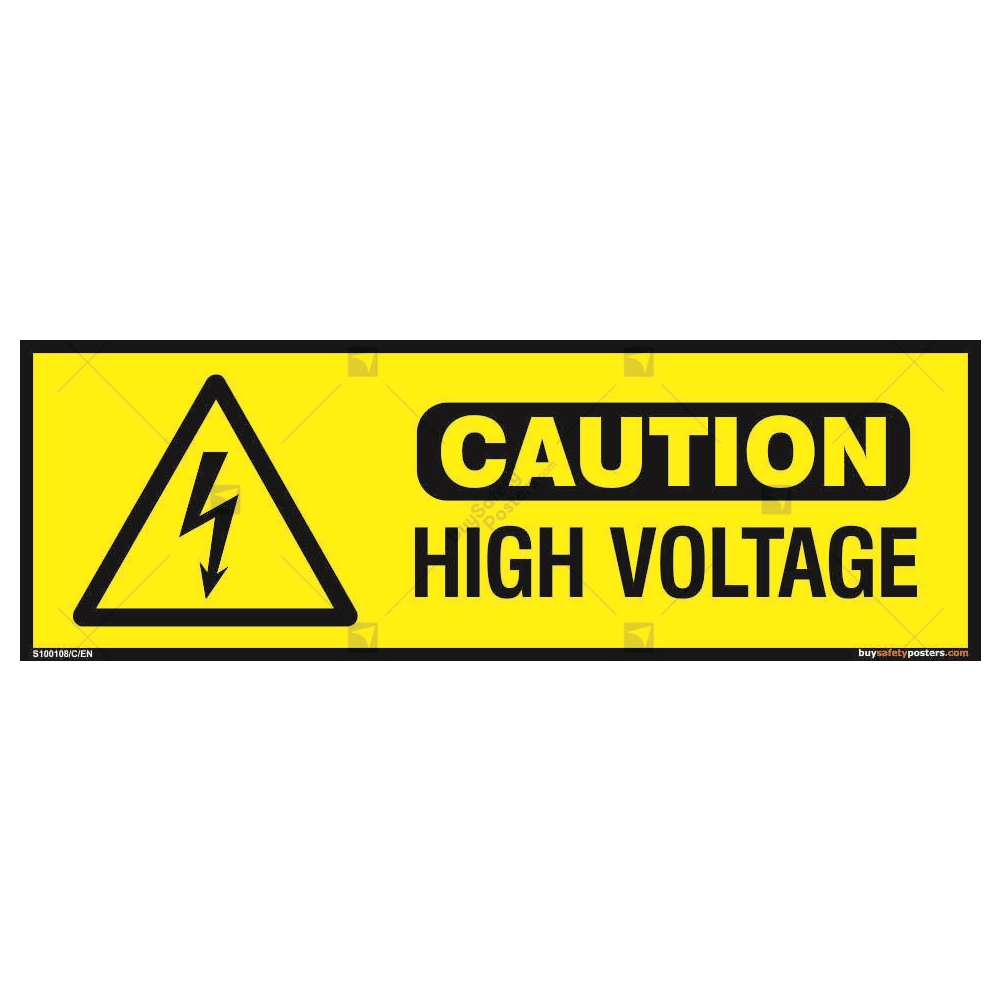Danger High Voltage Testing