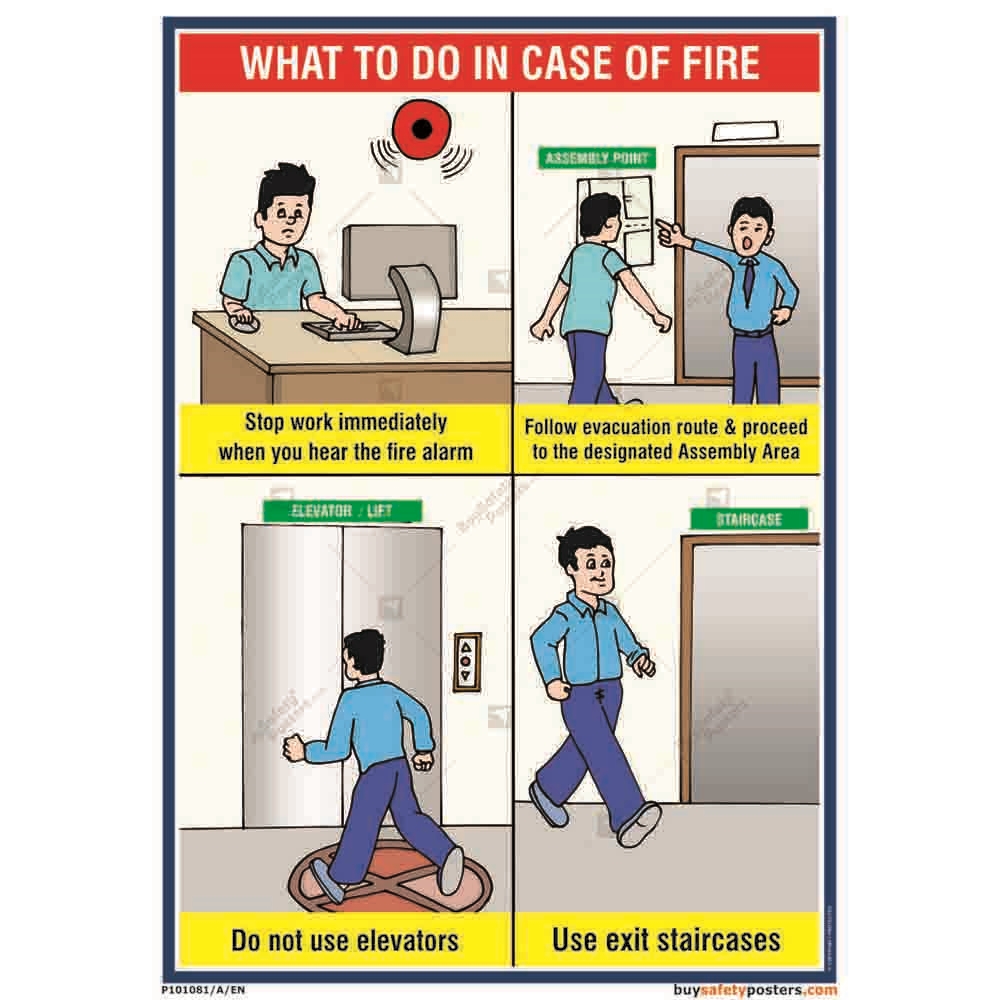 sporco Produzione Souvenir fire evacuation procedure poster cristiano