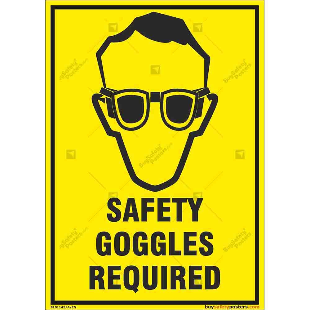 Safety Goggles Poster
