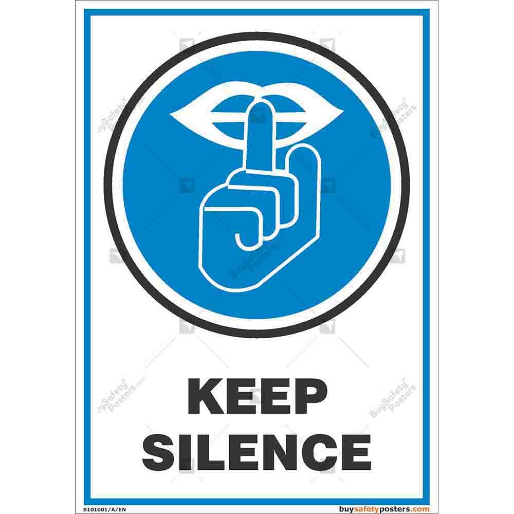 Keep Silent Sign