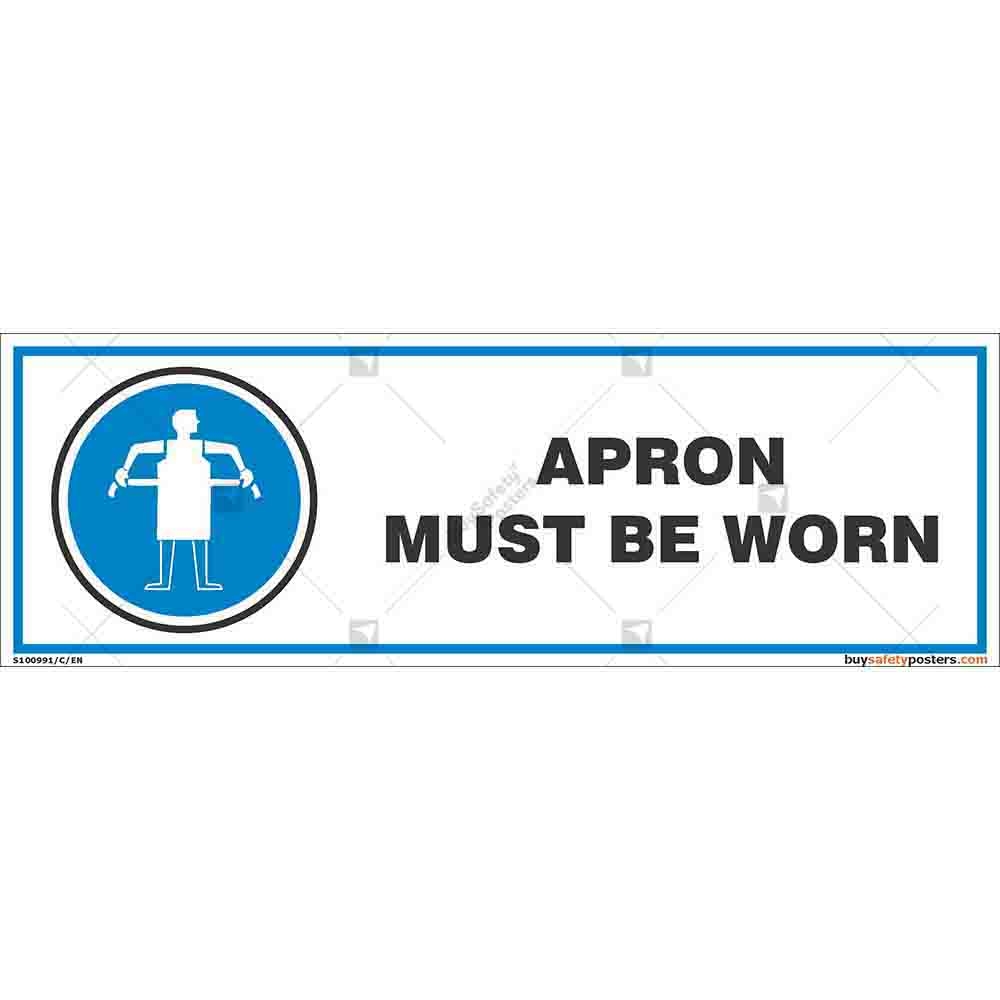 Safety Apron Sign
