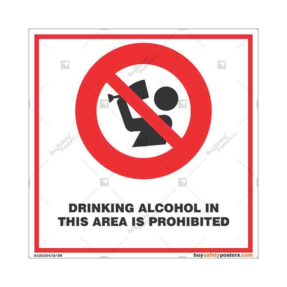 Prohibition Of Alcohol Signs